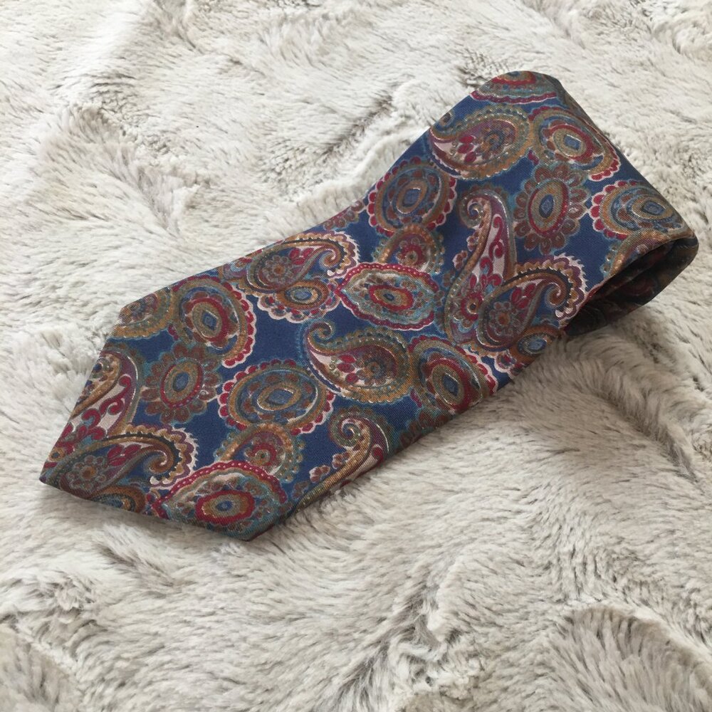 Christian Dior Monsieur Silk Paisley Tie